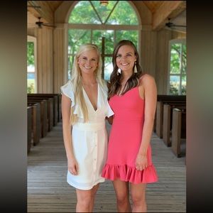 1. State Coral Cocktail Dress - worn once. Size 0. Smoke/pet free home!